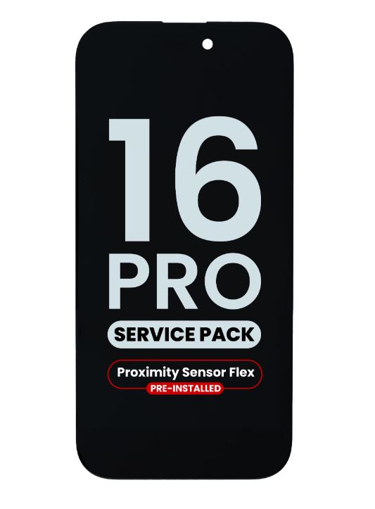 LCD PANTALLA IPHONE 16 PRO SERVICE PACK + SENSOR PREINSTALADO