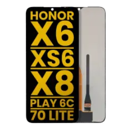 LCD SIN MARCO COMPATIBLE PARA HONOR X6 / X6S / X8 5G / PLAY 6C / 70 LITE 5G REFURBISHED
