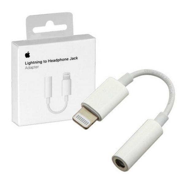 ADAPTADOR APPLE LIGHTNING A AUDIO 3.5MM - BLANCO