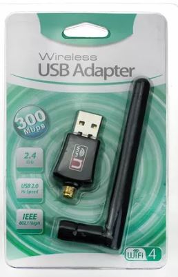 USB ADAPTADOR DE RED WIFI-300mbps WIFI