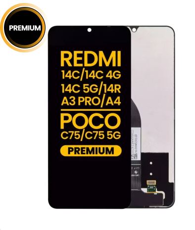 LCD PANTALLA XIAOMI REDMI 14C / POCO C75 / POCO C75 5G / 14R / 14C 4G / 14C 5G / A3 PRO / A4 (PREMIUM)