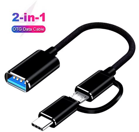 OTG ADAPTER CABLE - TYPE-C A  MICRO USB
