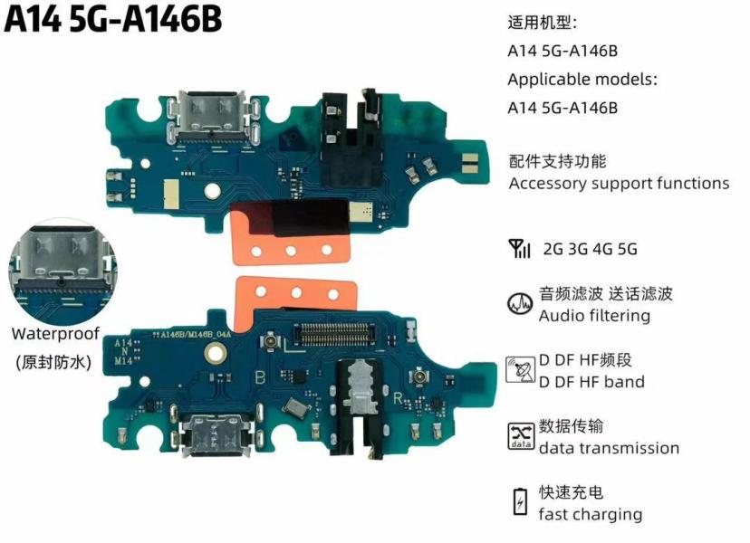 MODULO DE CARGA SAMSUNG A14 5G A146B