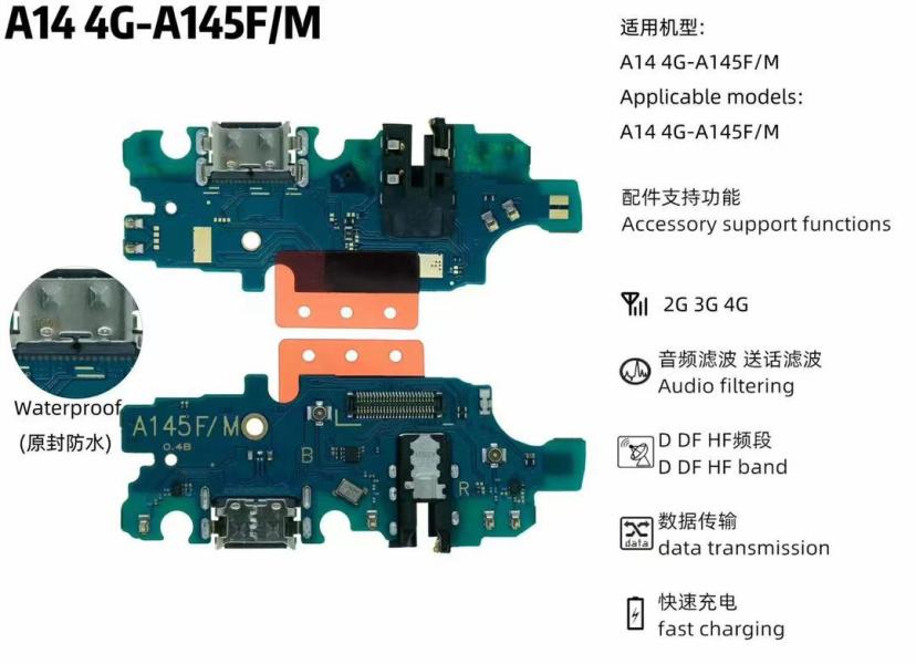 MODULO DE CARGA SAMSUNG A14 4G A145F/M