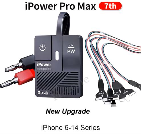 CABLE DE PRUEBA DE FUENTE DE ALIMENTACI&Oacute;N DE MANTENIMIENTO QIANLI IPOWER PRO MAX DE S&Eacute;PTIMA GENERACI&Oacute;N IBOOT PARA IPHONE 6G-14PRO MAX