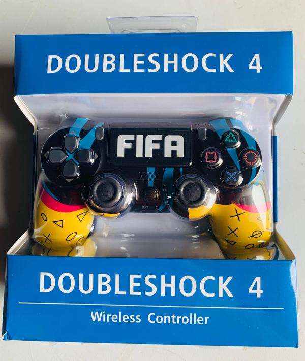 CONTROL DOUBLESHOCK PS4 FIFA AMARIL-NEGRO-ROSA-CELESTE