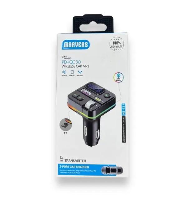 TRANSMISOR FM MP3 MAVERS QC3.0 MSC61