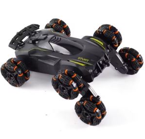 COCHE DE ACROBACIAS TELEDIRIGIDO GLOBAL DRONE CON 6 RUEDAS 1/32 2380, COCHE DE ACROBACIAS CON CONTROL REMOTO, JUGUETES Y PASATIEMPOS, COCHE ELÉCTRICO