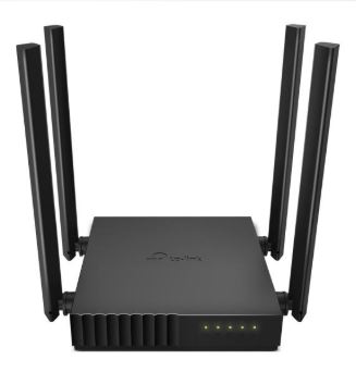 ROUTER TP LINK ARCHER C50 2.4 GHZ 5 GHZ AC1200 MU MIMO PUERTO WAN NEGRO