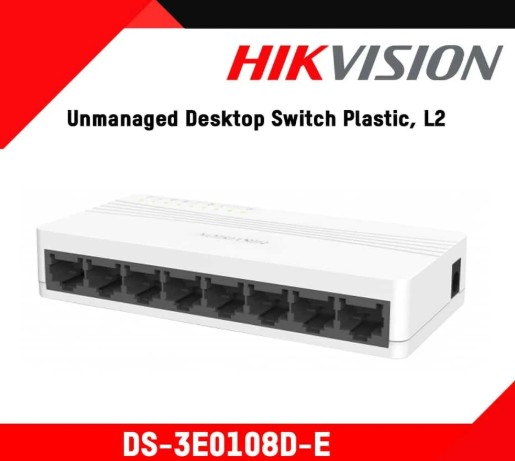 SWITCH HIKVISION 8 PUERTOS FAST ETHERNET DS-3E0108D-E