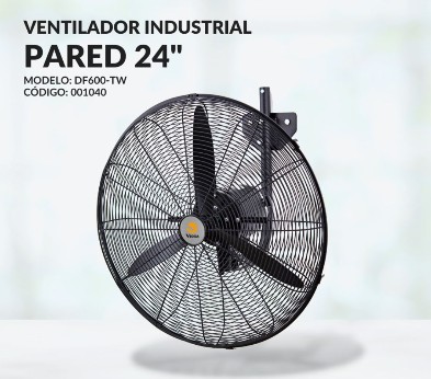 VENTILADOR INDUST PARED 24¨ DF600TW