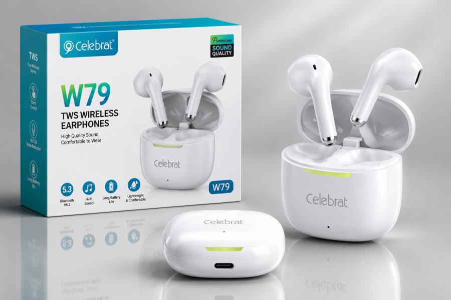 AUDIFONO INALAMBRICOS CELEBRAT W79 BLANCO