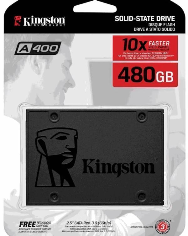 KINGSTON A400 - SSD - 480 GB - INTERNO - 2.5" - SATA 6GB/S