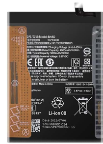 BATERIAS XIAOMI REDMI NOTE 11S / NOTE 11 4G/NOTE 12S