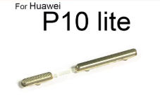 BOTONES EXTERNOS HUAWEI P10 LITE NEGRO-DORADO-BLANCO