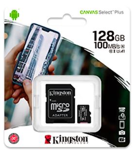 TARJETA DE MEMORIA FLASH (ADAPTADOR MICROSDXC A SD INCLUIDO) - 128 GB
