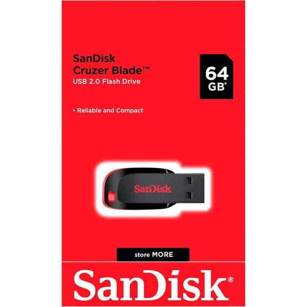 LLAVE MAYA 64GB SANDISK CRUZER BLADE