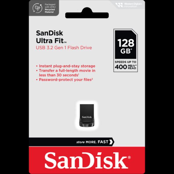 LLAVE MAYA SANDISK ULTRA FIT -128 GB