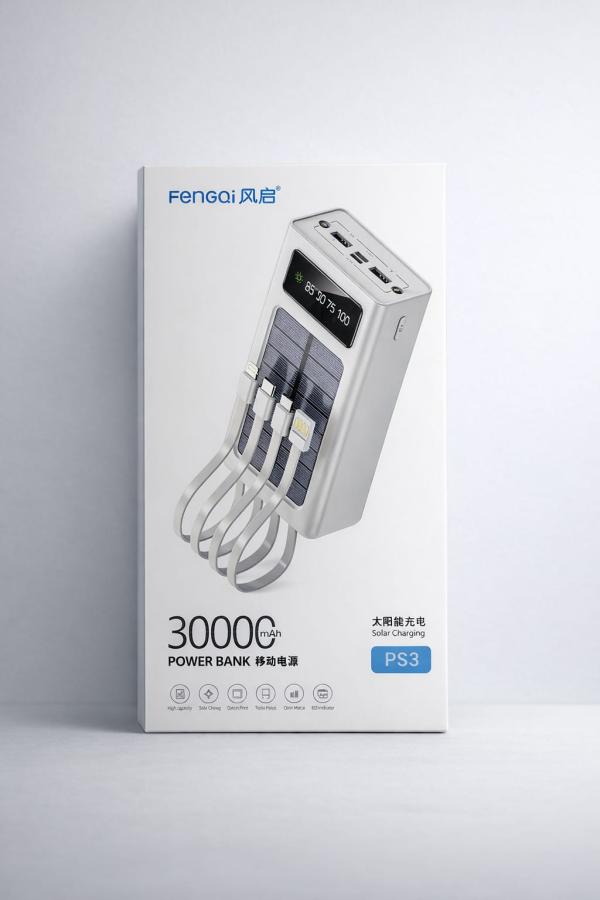 POWER BANK 100W SUPER CARGA RAPIDA 30 000 mAh FENGQI