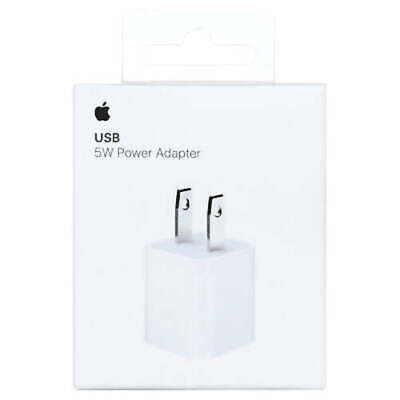 ADAPTADOR DE CORRIENTE USB APPLE 5W ORIGINAL