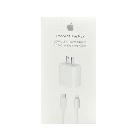 CARGADOR 2 EN 1 IPHONE 14 PRO MAX 20W TIPO C A LIGHTING