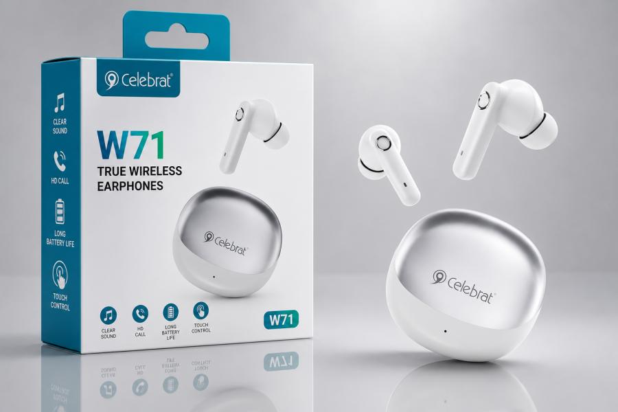 AUDIFONO BLUETOOTH W71 BLUETOOTH CELEBRAT BLANCO