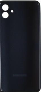 TAPA TRASERA + LENTE SAMSUNG A04 NEGRA