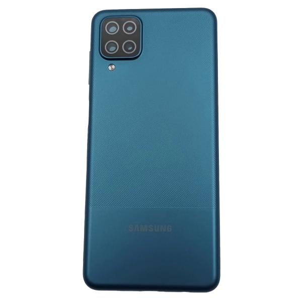 TAPA TRASERA + LENTE SAMSUNG A12 AZUL