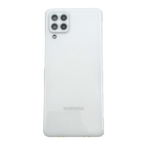 TAPA TRASERA + LENTE SAMSUNG A22 4G BLANCA