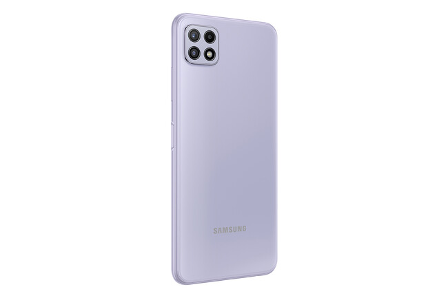 TAPA TRASERA + LENTE +MARCO SAMSUNG A22 5G MORADA