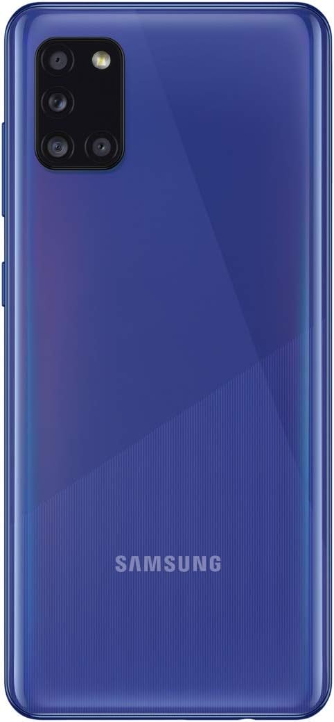 TAPA TRASERA + LENTE +MARCO SAMSUNG A31 AZUL