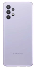 TAPA TRASERA + LENTE SAMSUNG A32 MORADA