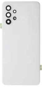 TAPA TRASERA + LENTE SAMSUNG A32 BLANCA