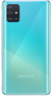 TAPA TRASERA + LENTE +MARCO SAMSUNG A51 NEGRO VERDE