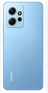 TAPA TRASERA + LENTE XIAOMI REDMI NOTE 12 4G CELESTE