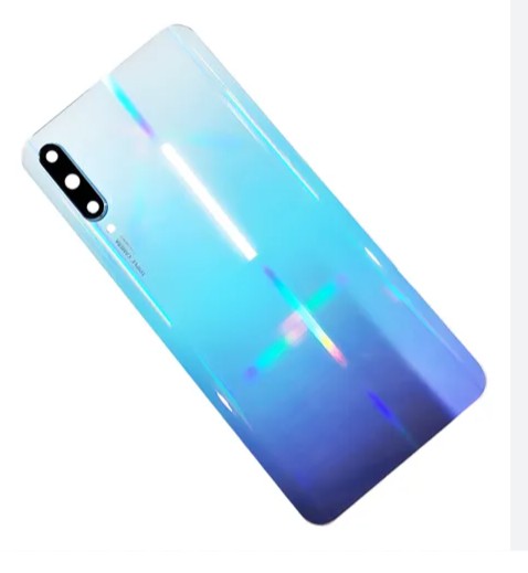 TAPA TRASERA + LENTE HUAWEI Y9S CELESTE CON ROSADO