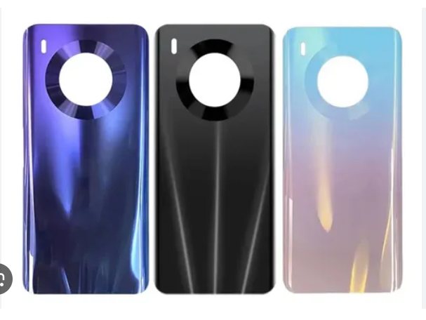 TAPA TRASERA HUAWEI Y9A NEGRO CELESTE CON ROSADO