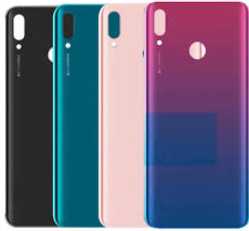 TAPA TRASERA + LENTE HUAWEI Y9 2019 NEGRA