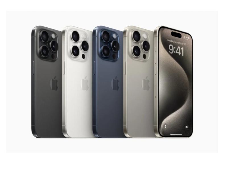 TAPA TRASERA PARA IPHONE 15 PRO MAX AZUL TITANIUM