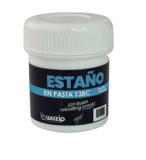 PASTA ESTAÑO DE SOLDADURA DE 183 GRADOS 40 G WUZIP