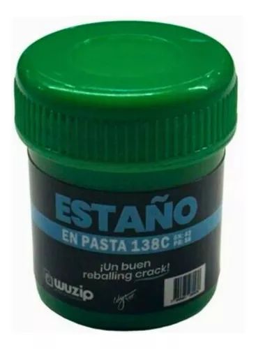 ESTAÑO PASTA DE SOLDADURA DE 138 GRADOS 40 G WUZIP