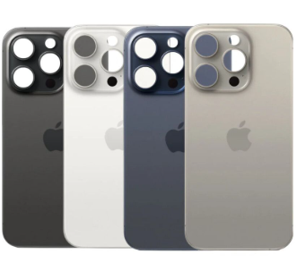 TAPA TRASERA DE IPHONE 15 PRO AZUL TITANIUM
