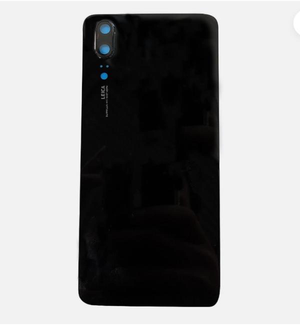 TAPA TRASERA + LENTE HUAWEI P20 NEGRA