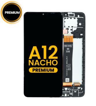 LCD CON MARCO PARA GALAXY A12 NACHO (A127 / 2021) (BOE) (PREMIUM)