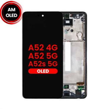 LCD PANTALLA SAMSUNG PARA GALAXY A52 4G (A525/2021) / A52 5G (A526/2021) / A52S 5G (A528/2021) CON MARCO