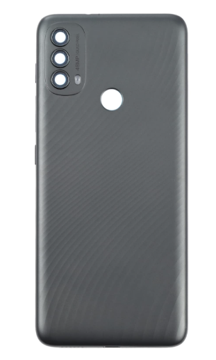 TAPA TRASERA + LENTE MOTOROLA E30 NEGRO
