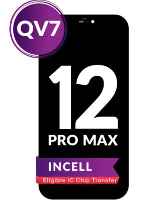 PANTALLA LCD PARA IPHONE 12 PRO MAX (INCELL DE REPUESTO/QV7) (APTO PARA TRANSFERENCIA IC)