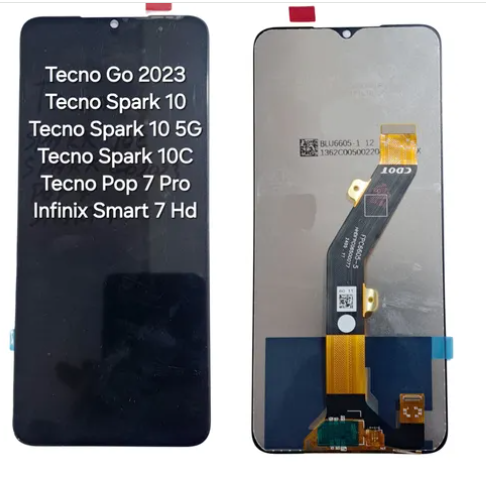 LCD PANTALLA INFINIX SMART 7 / SMART 7 HD / TECNO POP 7 (BF6), POP 7 PRO, SPARK 10, SPARK 10C , SPARK GO (2023) ITEL A70