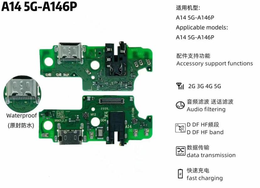 MODULO DE CARGA SAMSUNG A14 5G A146P