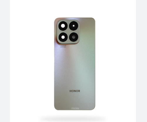 TAPA TRASERA HONOR  X8 PLATEADA